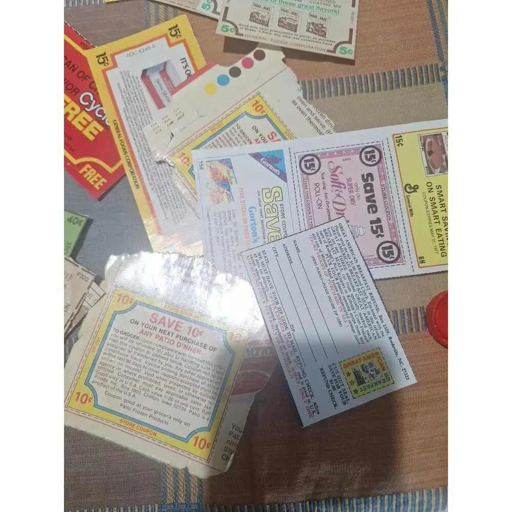 Vintage 1970s Grocery Coupon Lot 60+ Nestle Planters Advertising Ephemera